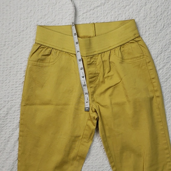 Bang Bang mustard yellow legging skinny pants pull on elastic waist small. - Picture 4 of 7